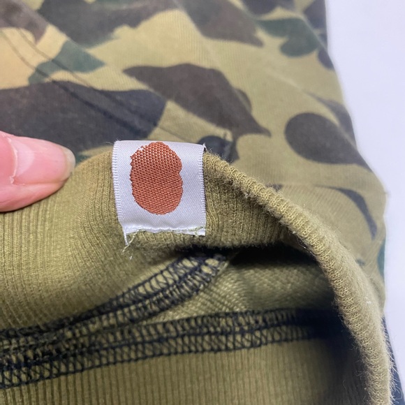 Bape 1/2 Camo shark full zip hoodie jacket - Picture 11 of 16